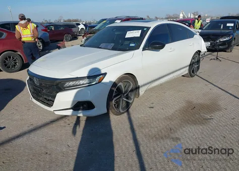 2022 Honda Accord Sport 2.0T z USA, uszkodzony, nr VIN 1HGCV2F34NA023912